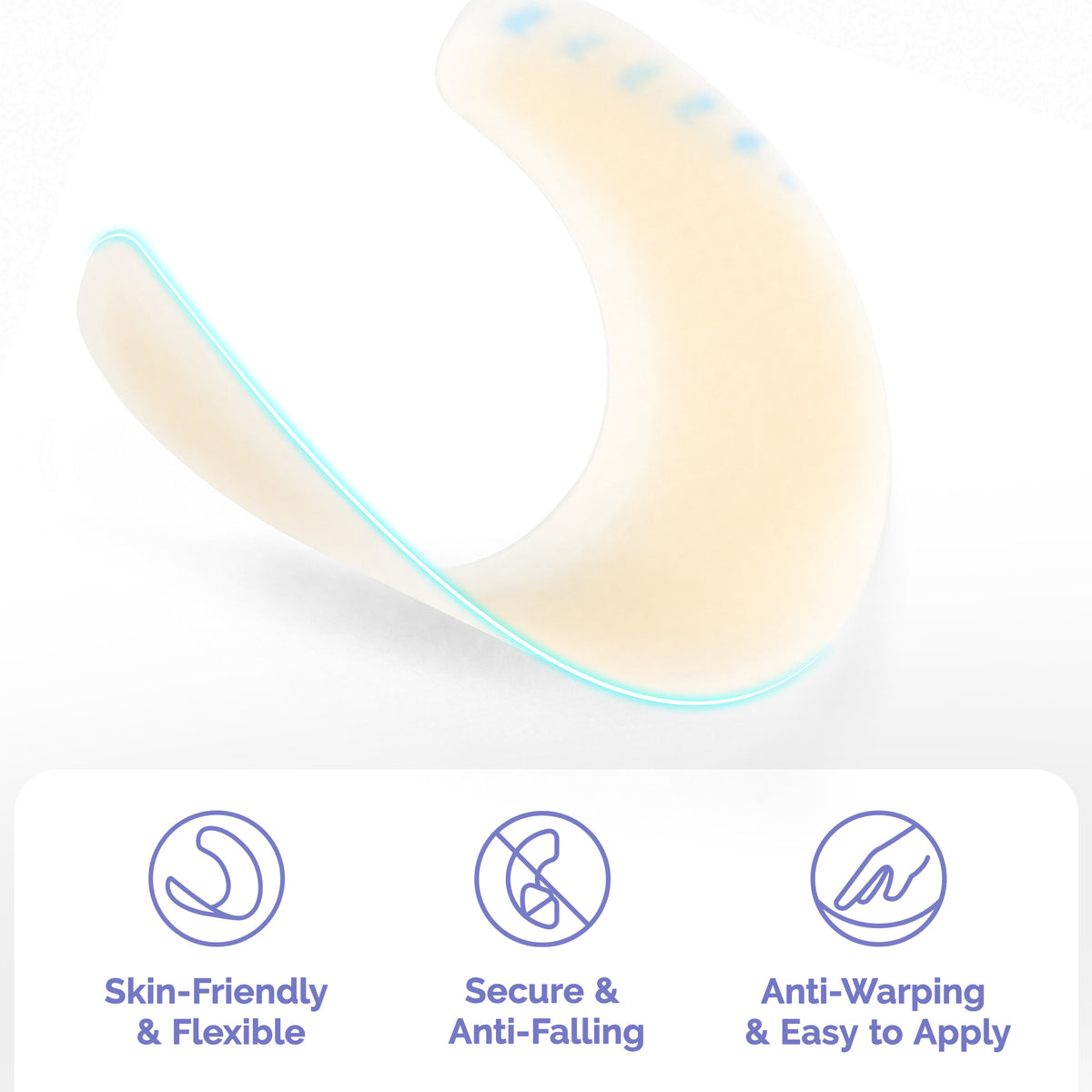 20 PCS Ostomy Barrier Strips, Elastic Colostomy Tape to Stop Leaks, for Colostomy Ileostomy Bags Pouches