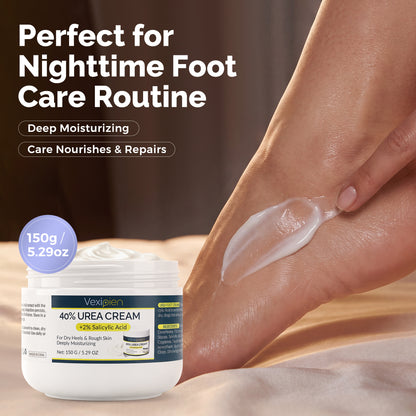 Vexipien 40% Urea Cream with 2% Salicylic Acid Foot Care, 150g